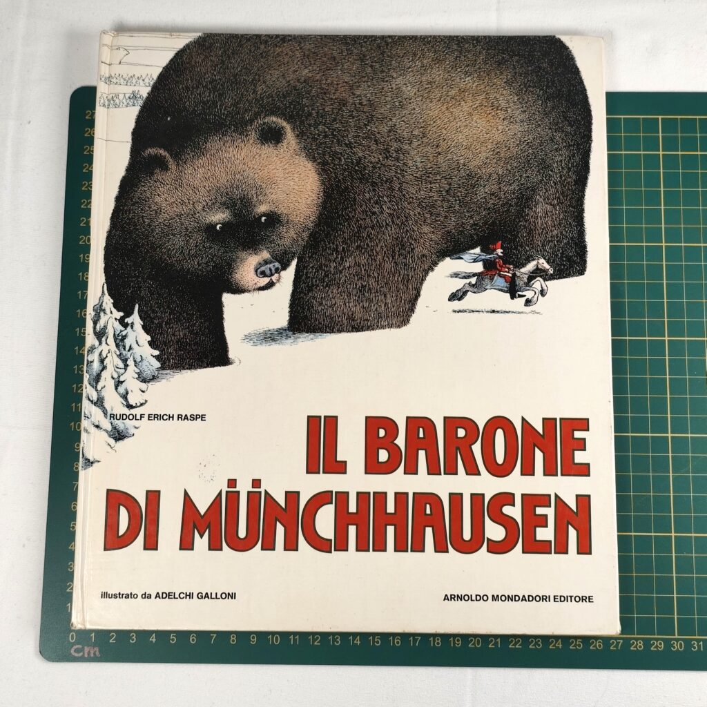 Libro vintage Il Barone di Münchhausen, Raspe - Galloni