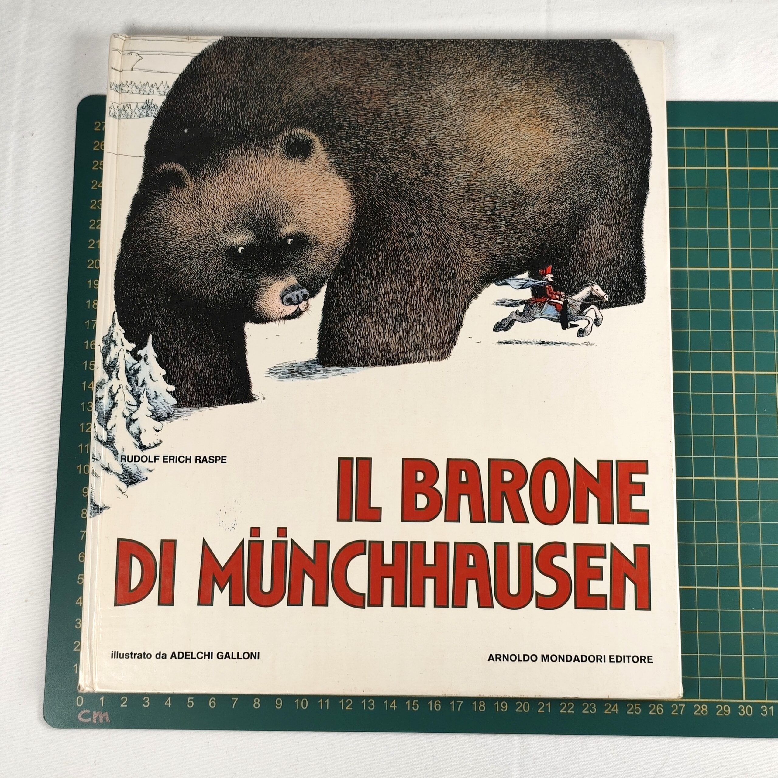 Libro vintage Il Barone di Münchhausen, Raspe - Galloni